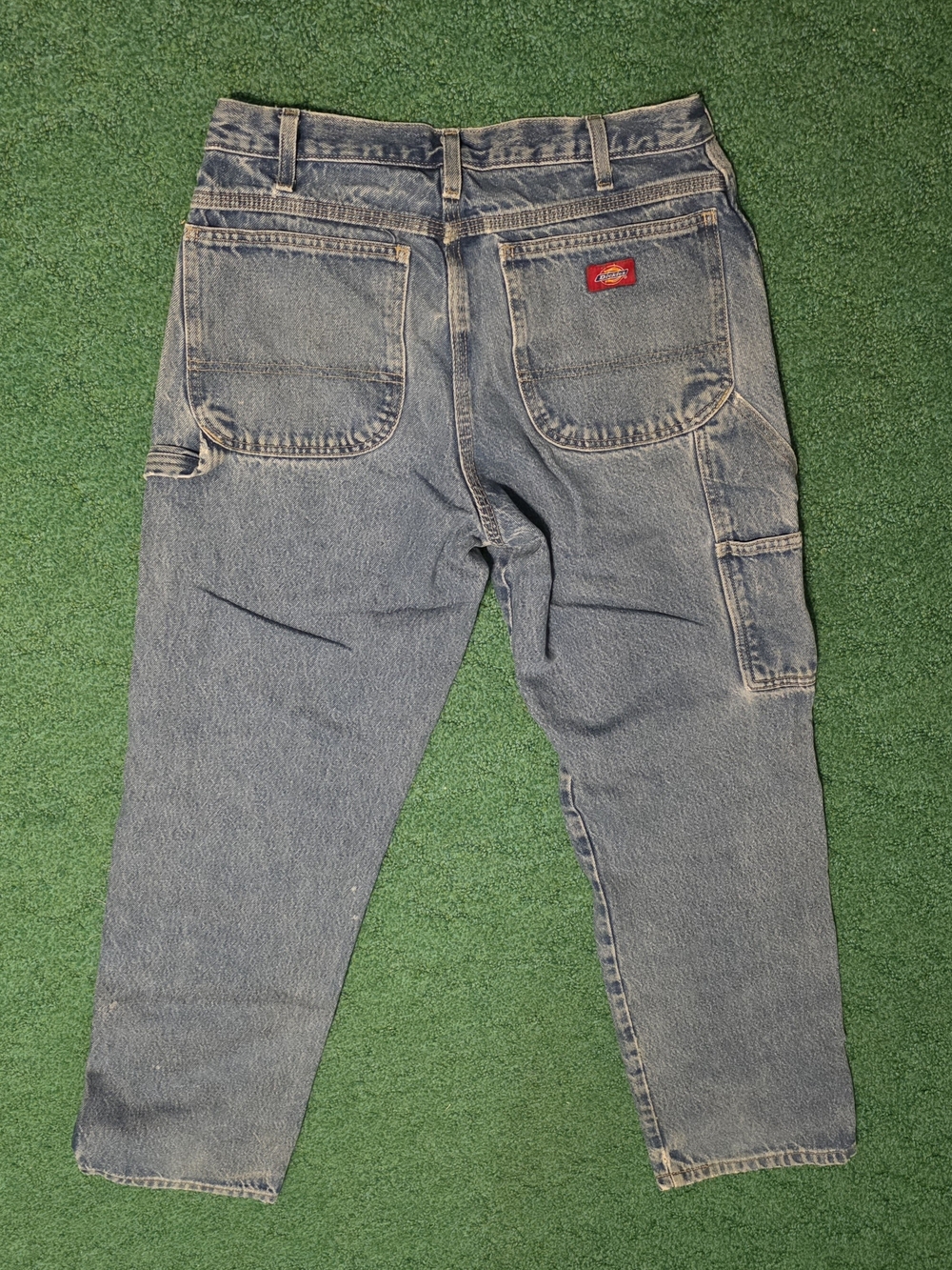 Dickies Men's Washed Blue Carpenter Jeans - Relaxed Fit